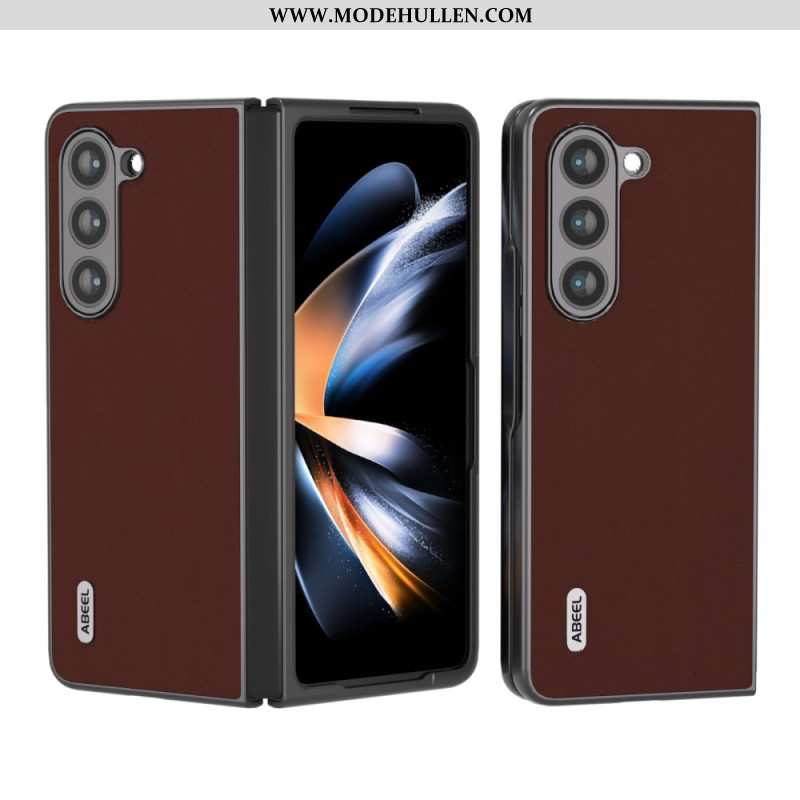 Hülle Samsung Galaxy Z Fold 5 Abeel-leder