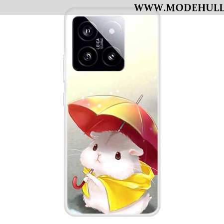 Hülle Xiaomi 14 Handyhülle Regenschirm-eichhörnchen