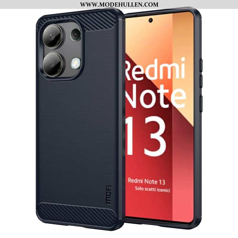 Hülle Xiaomi Redmi Note 13 4g Handyhülle Mofi Gebürstete Kohlefaser