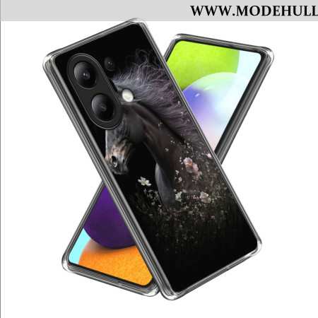 Hülle Xiaomi Redmi Note 13 4g Handyhülle Pferd Und Blume