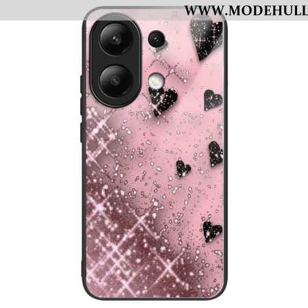 Hülle Xiaomi Redmi Note 13 4g Pink Love Gehärtetes Glas