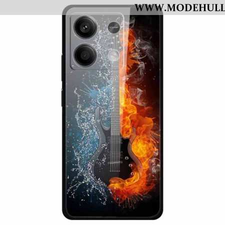 Hülle Xiaomi Redmi Note 13 5g Gitarre Aus Gehärtetem Glas Aus Eis Und Feuer