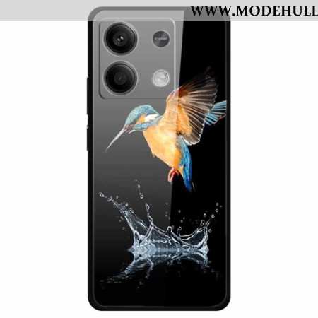 Hülle Xiaomi Redmi Note 13 5g Handyhülle Gekrönter Vogel Aus Gehärtetem Glas