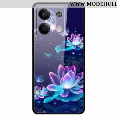 Hülle Xiaomi Redmi Note 13 5g Leuchtendes Lotus-hartglas