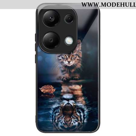 Hülle Xiaomi Redmi Note 13 Pro 4g Gehärtetes Glas Mit Katze Und Tiger