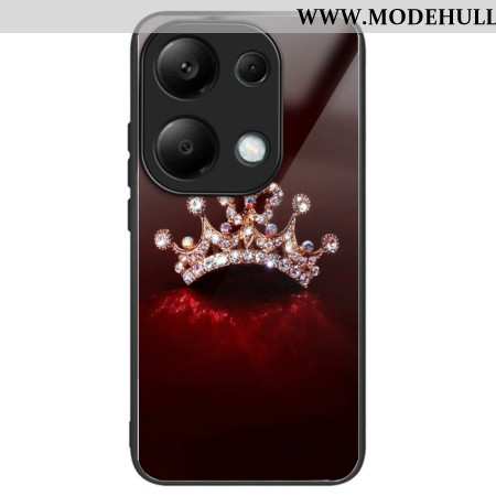 Hülle Xiaomi Redmi Note 13 Pro 4g Handyhülle Diamantkrone Aus Gehärtetem Glas