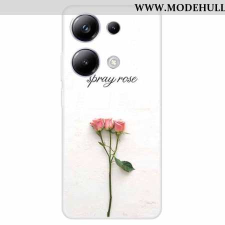 Hülle Xiaomi Redmi Note 13 Pro 4g Handyhülle Drei Blumen