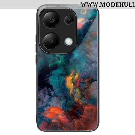 Hülle Xiaomi Redmi Note 13 Pro 4g Handyhülle Farbige Wolken Aus Gehärtetem Glas