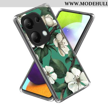 Hülle Xiaomi Redmi Note 13 Pro 4g Handyhülle Weiße Blumen