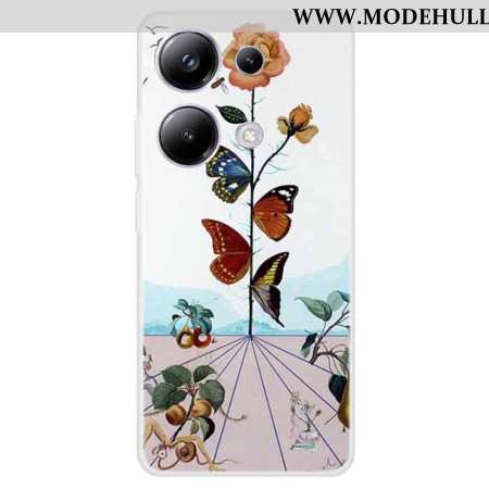 Hülle Xiaomi Redmi Note 13 Pro 4g Schmetterlingsblumen