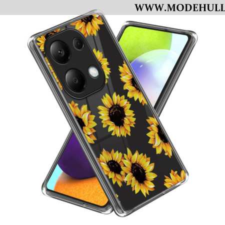 Hülle Xiaomi Redmi Note 13 Pro 4g Sonnenblumenmuster