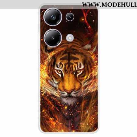 Hülle Xiaomi Redmi Note 13 Pro 4g Tiger In Flammen