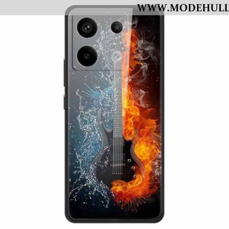 Hülle Xiaomi Redmi Note 13 Pro 5g Gitarre Aus Gehärtetem Glas Aus Eis Und Feuer