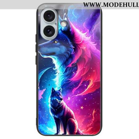 Hülle iPhone 16 Plus Star Wolf Gehärtetes Glas