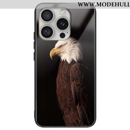 Hülle iPhone 16 Pro Eagle Gehärtetes Glas