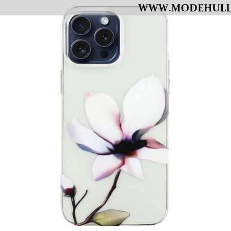 Hülle iPhone 16 Pro Max Handyhülle Weiße Blume