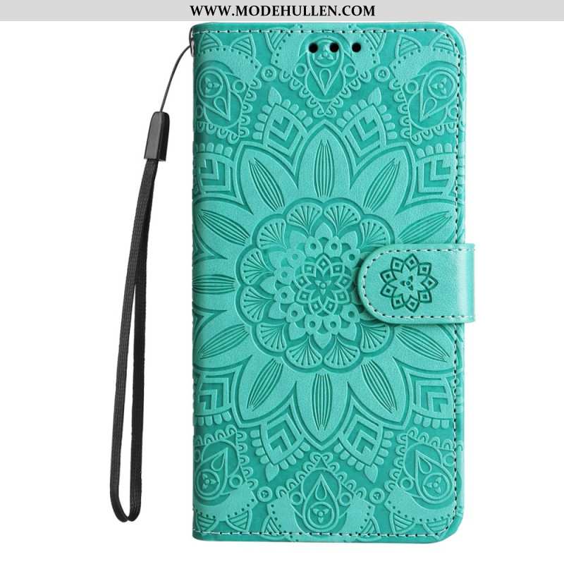 Lederhüllen Für Huawei Nova 12 Se Mandala Mit Riemen