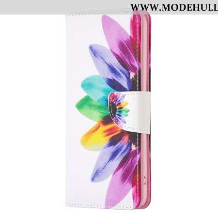 Lederhüllen Für Samsung Galaxy S24 5g Aquarellblume