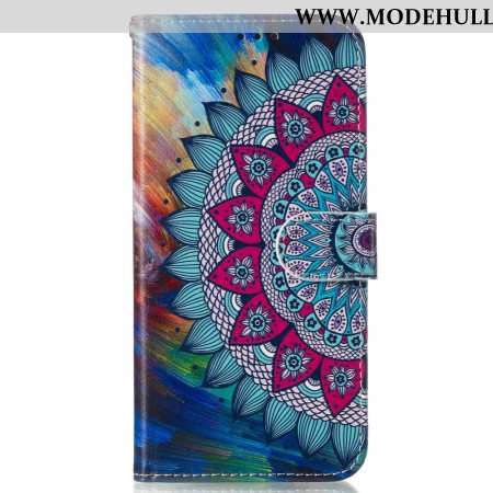 Lederhüllen Für Samsung Galaxy S24 Fe Mandala-muster