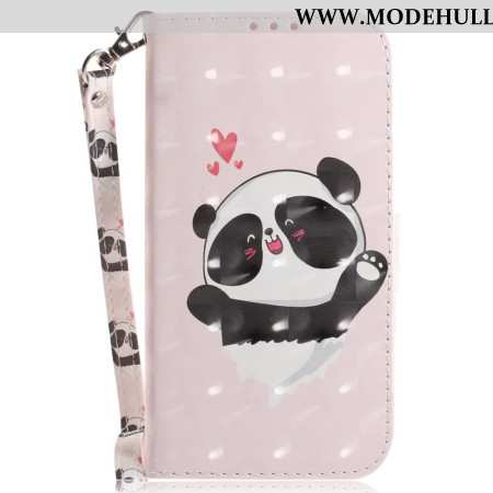 Lederhüllen Für Samsung Galaxy S24 Ultra 5g Panda Love Mit Riemen