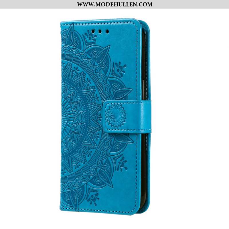 Lederhüllen Oneplus 12 5g Blumenmandala Mit Schlüsselband