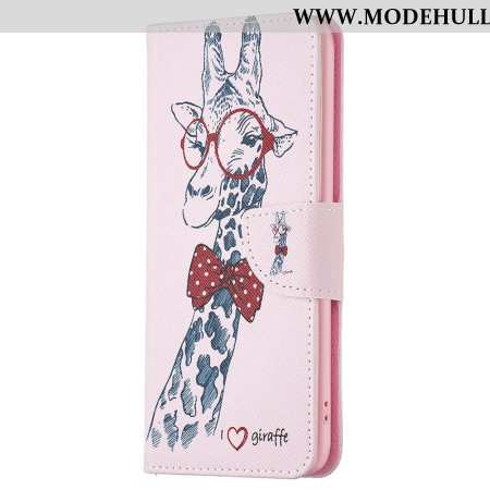 Lederhüllen Oppo A98 5g Handyhülle Intello-giraffe