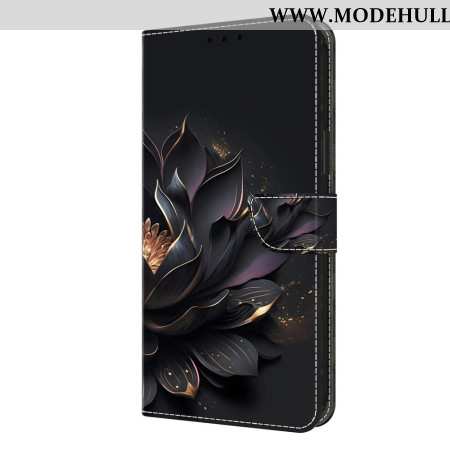 Lederhüllen Oppo A98 5g Handyhülle Lila Lotus