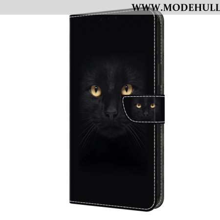 Lederhüllen Oppo A98 5g Schwarze Katze