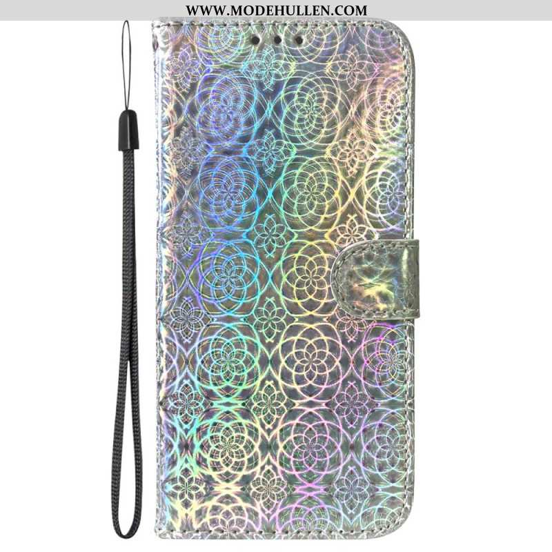 Lederhüllen Oppo Reno 11 5g Handyhülle Riemchen-disco-stil