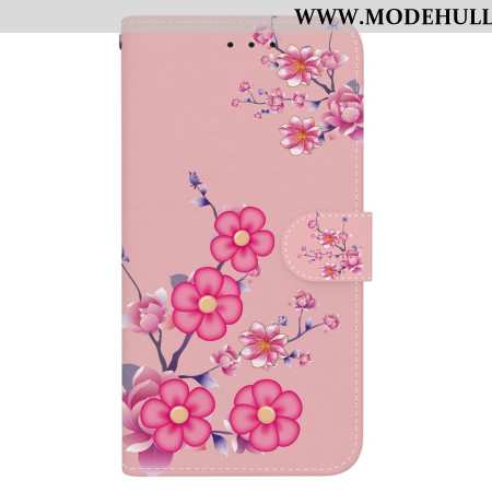 Lederhüllen Oppo Reno 11 5g Handyhülle Sakura Mit Riemen