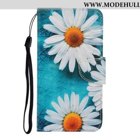 Lederhüllen Samsung Galaxy A16 5g Handyhülle Chrysanthemen