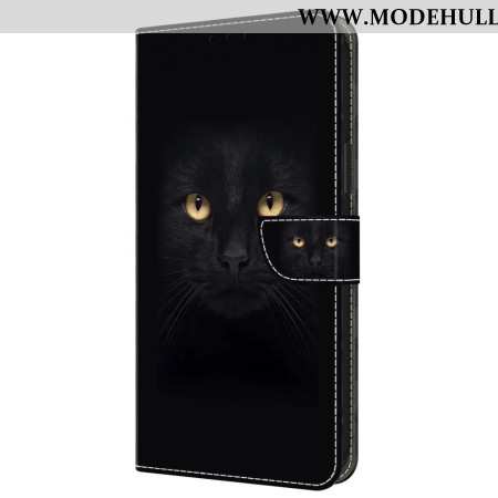 Lederhüllen Samsung Galaxy A55 5g Schwarze Katze