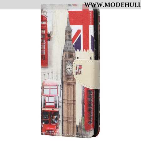 Lederhüllen Samsung Galaxy S24 Ultra 5g Handyhülle Londoner Leben