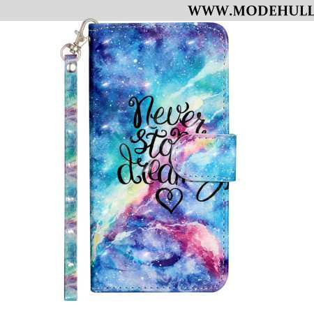 Lederhüllen Samsung Galaxy S24 Ultra 5g Never Stop Dreaming Mit Strap