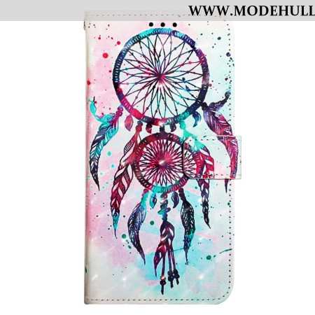 Lederhüllen Xiaomi Redmi Note 13 4g Handyhülle Aquarell-traumfänger