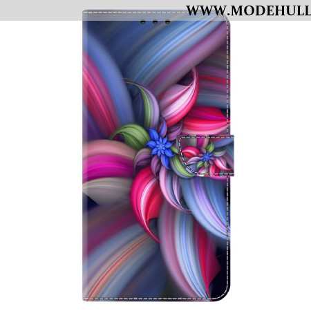 Lederhüllen Xiaomi Redmi Note 13 5g Handyhülle Bunte Blumen