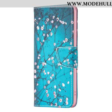 Lederhüllen Xiaomi Redmi Note 13 5g Handyhülle Pflaumenblüte